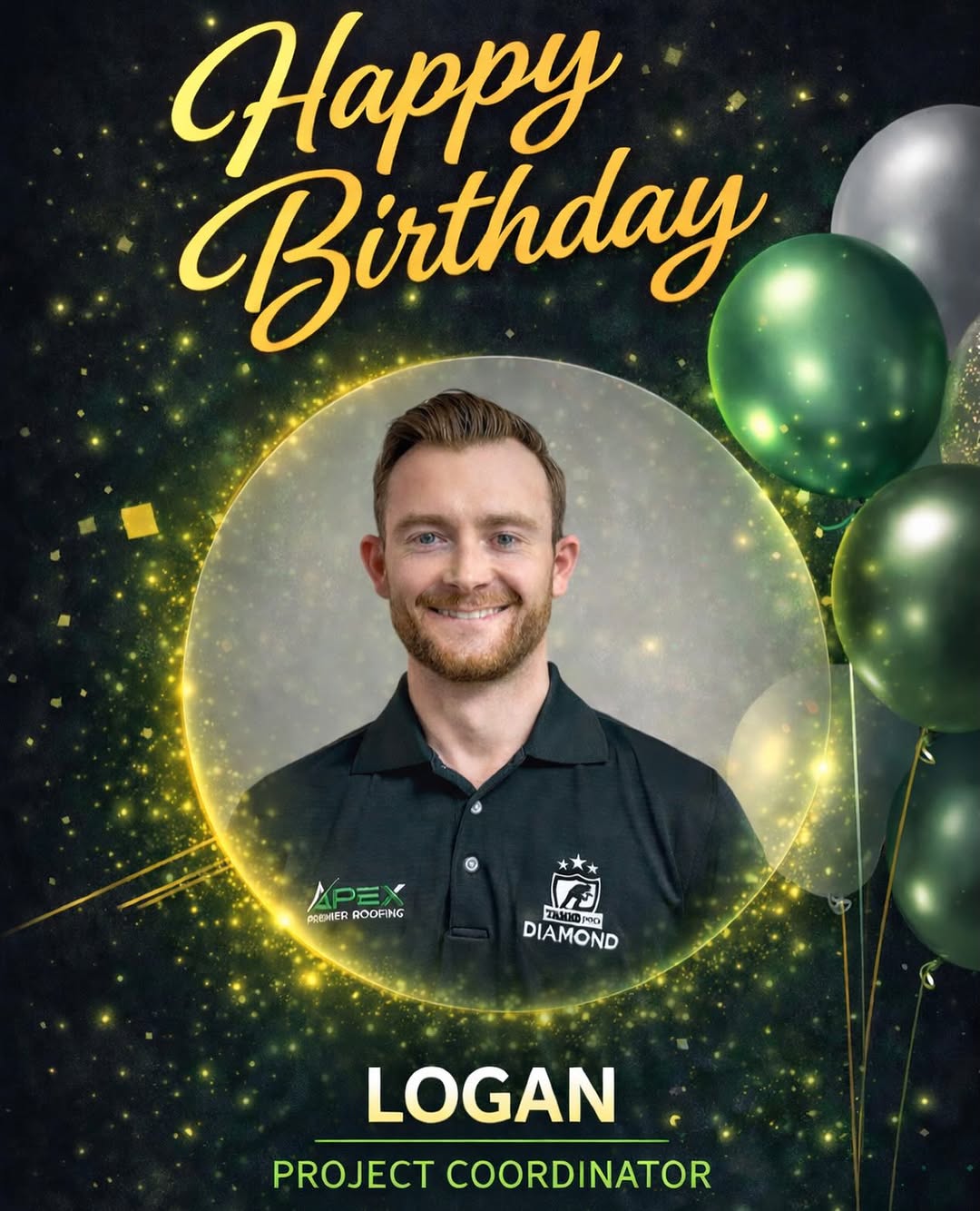 Happy Birthday Logan! 🎉🎂 Wishing you a great year ahead filled with success! Another year, bigger 